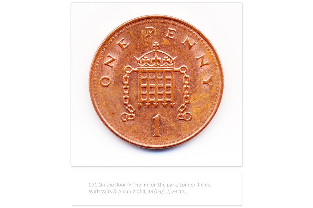 David Blackmore: The Archive of my luck, 2010