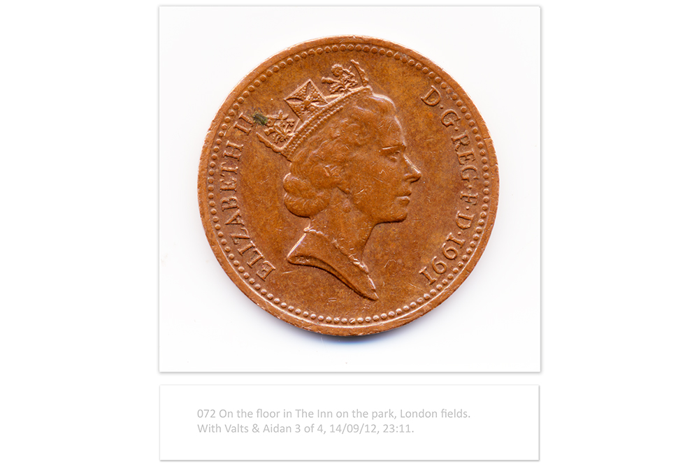 David Blackmore: The Archive of my luck, 2010