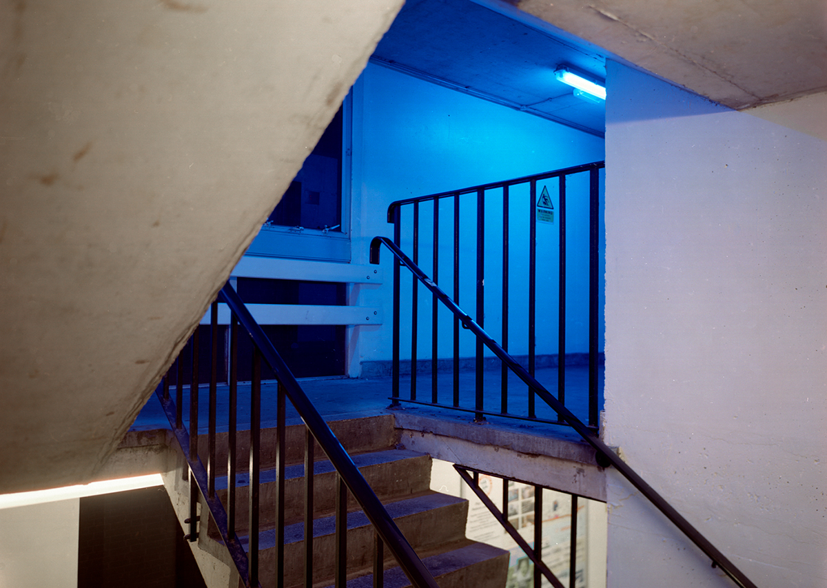 David Blackmore: Level 1 stairwell, King's place car park, Brighton, UK from Detox, 2004